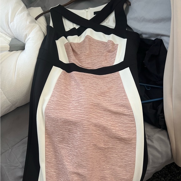 Pink formal dress! Only worn once size 8P - Picture 1 of 3
